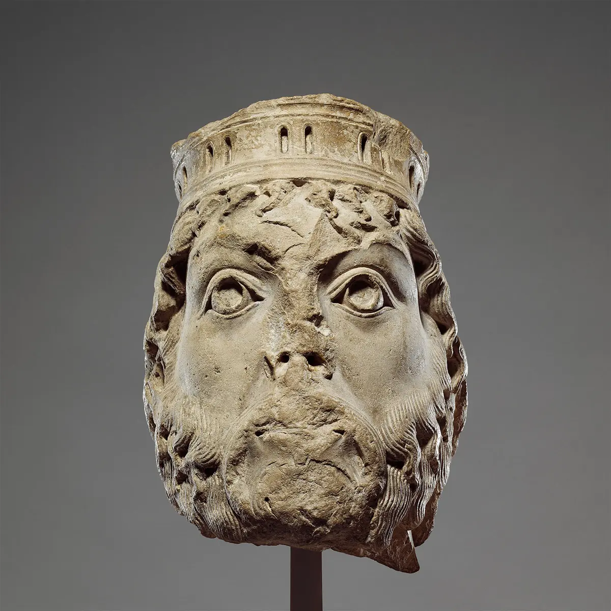 Ancient bust of King David's head